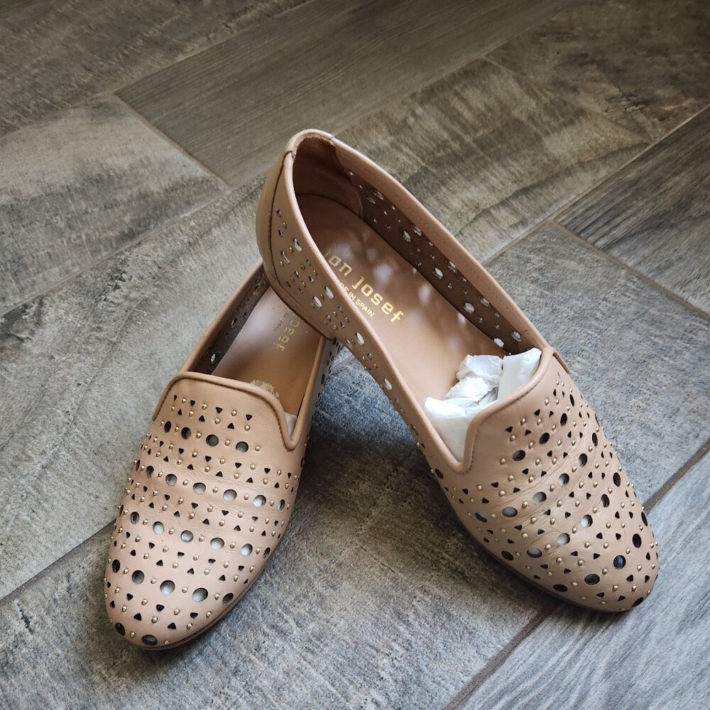 Jon Josef Natural Leather Flats Size 7.5